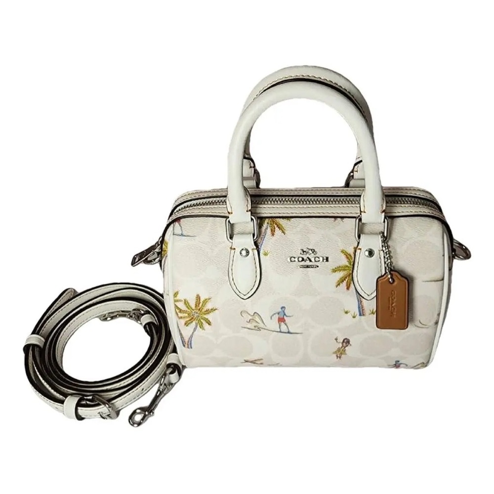 Coach Mini Rowan Crossbody In Signature Canvas With Hula Print - Picture 2 of 16